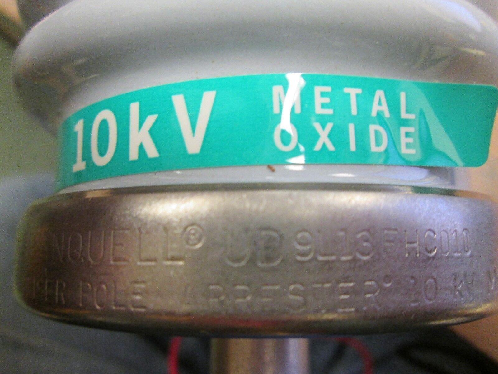 GE Tranquell Riser Pole Arrester UD9L13FHC010 10KV W/ Clip New Surplus
