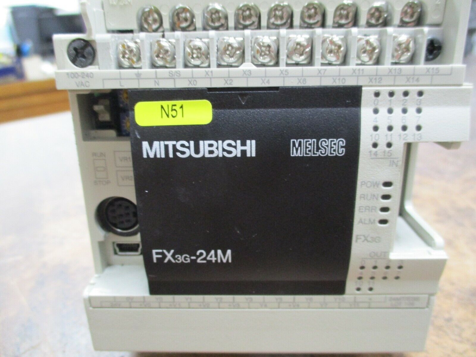 Mitsubishi Power Supply FX3G-24MT/ESS Output: 5-30VDC, 0.5A Used