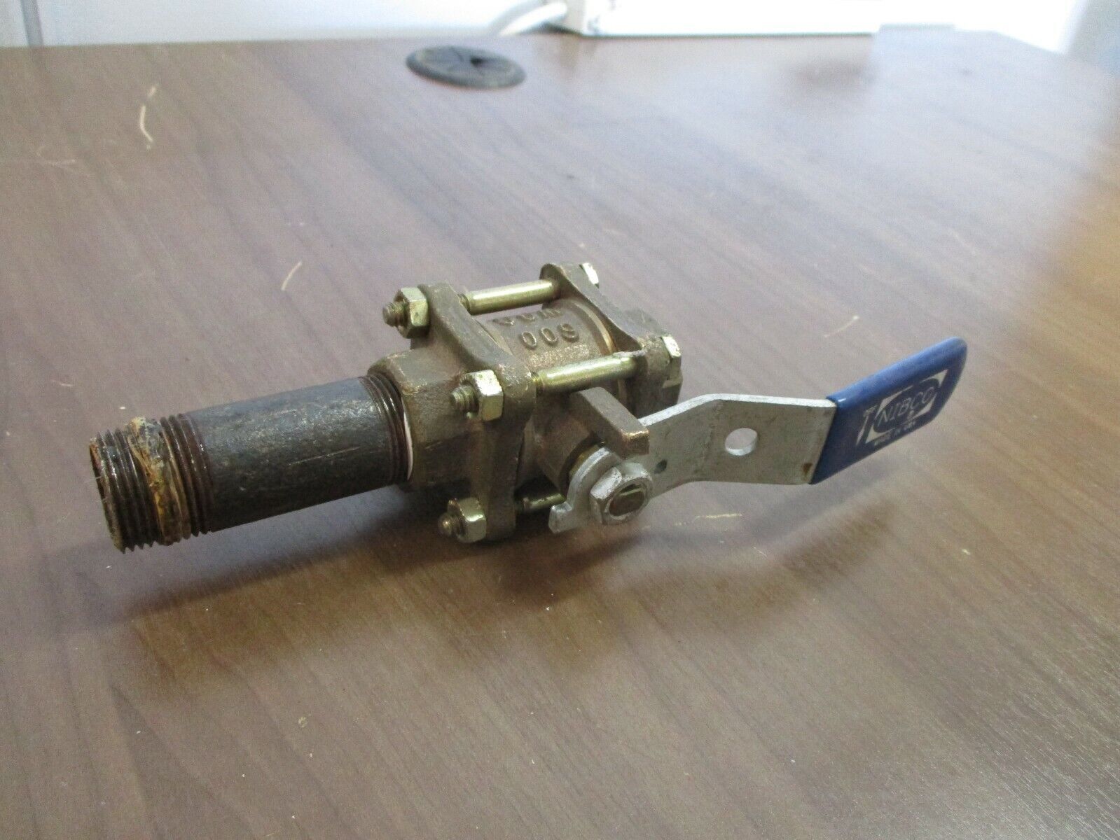 Nibco Ball Valve Size: 1" 600 WOG Used