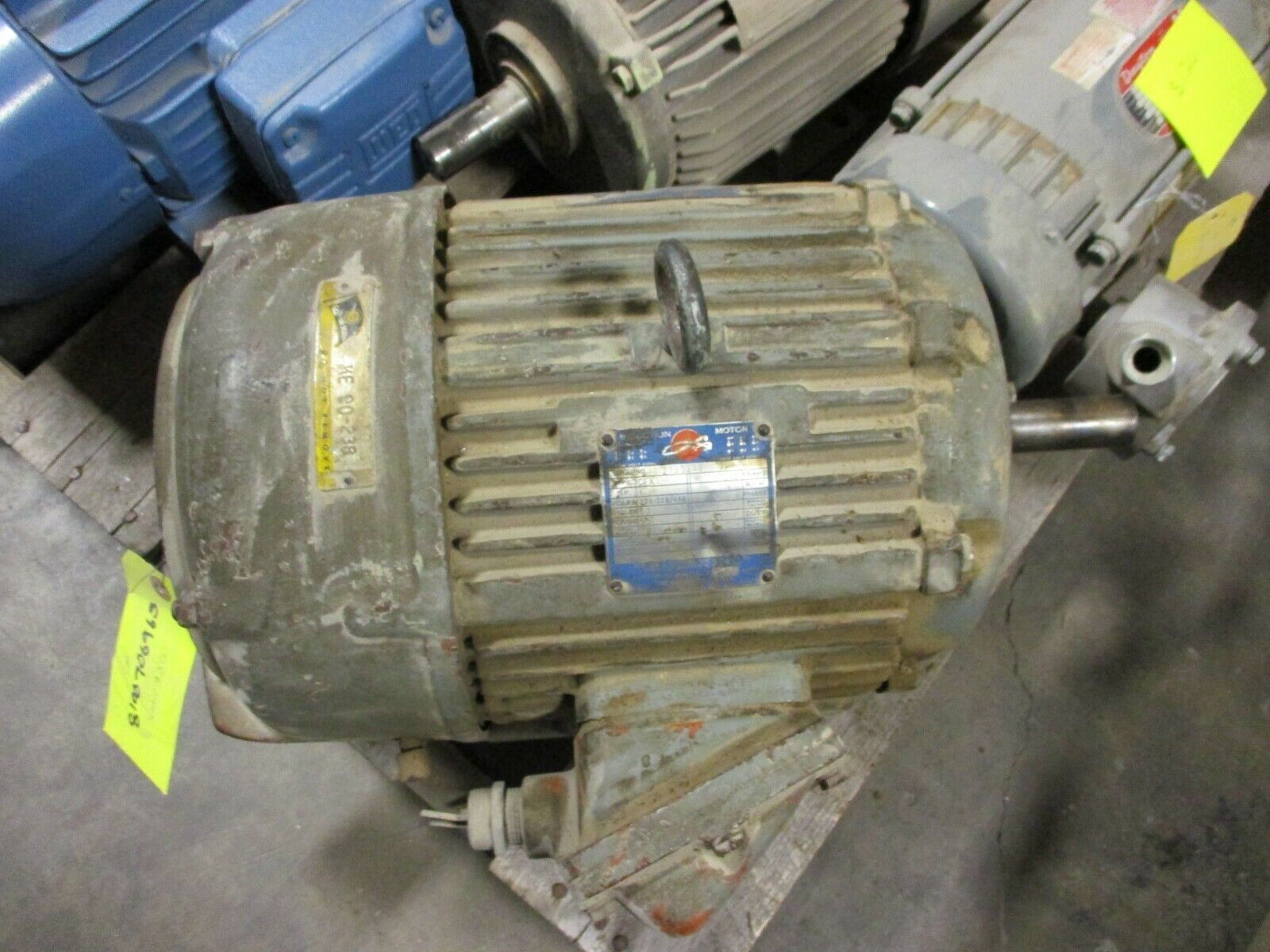 Louis Allis Induction Motor 2750230 3HP 220/440V 8.8A 1200RPM 3 Ph 60Hz Used