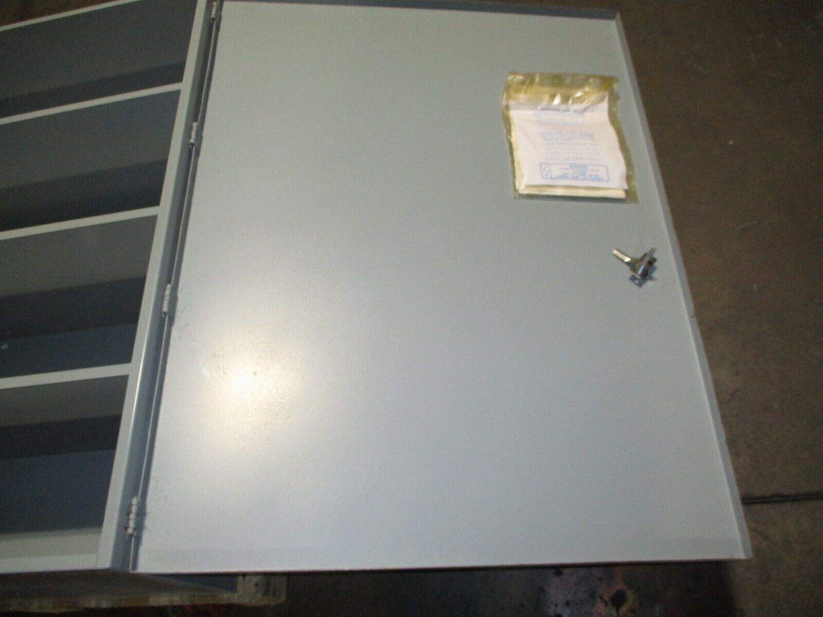 Misc. Brand Metal Storage Cabinet Size: 48" x 36" x 16" 4-Shelf Used