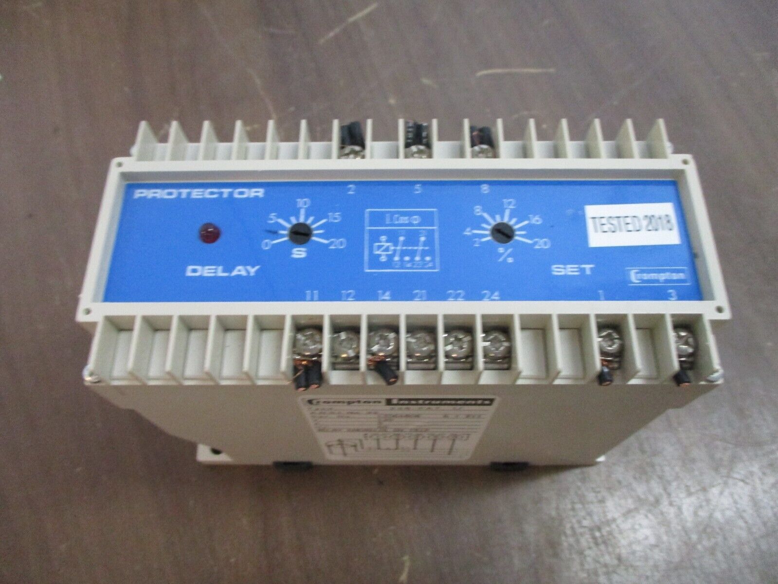 Crompton Protector Energize on Trip Relay 256-PATU-LSBX-PQ-C6-EA 120V 5A 60Hz