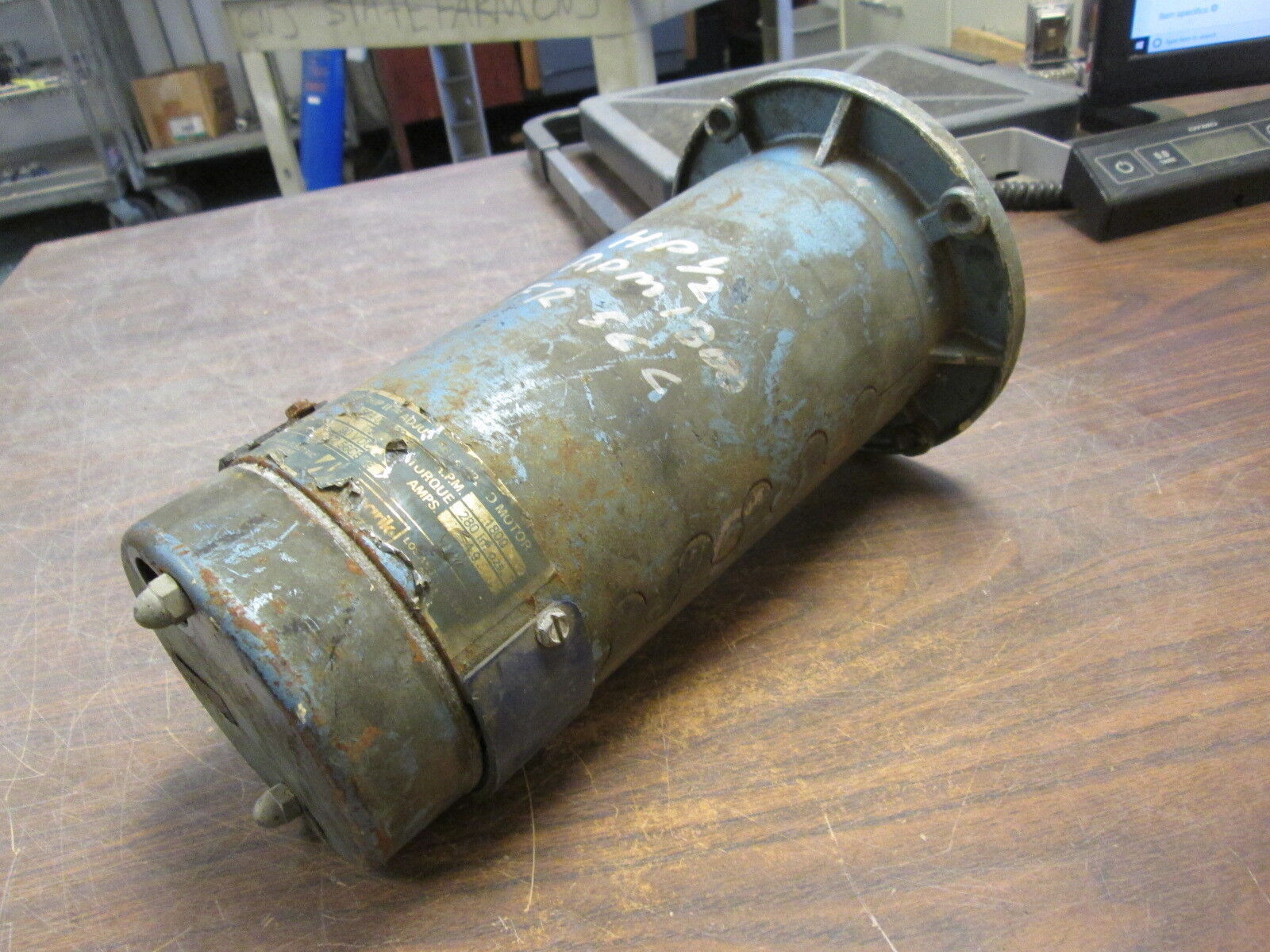 Minarik DC Motor 504-06-020 1/2HP 1800RPM FR:56CE 90VDC 4.9A Used