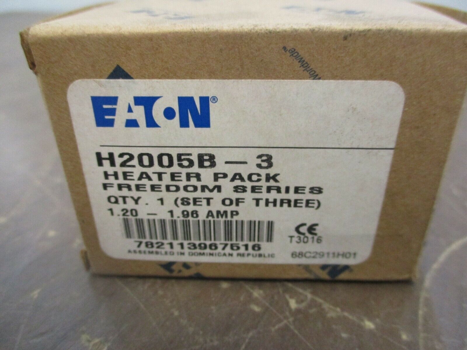 Eaton Freedom Series Heater Pack H2005B 1.20-1.96A New Surplus **Set of 3**