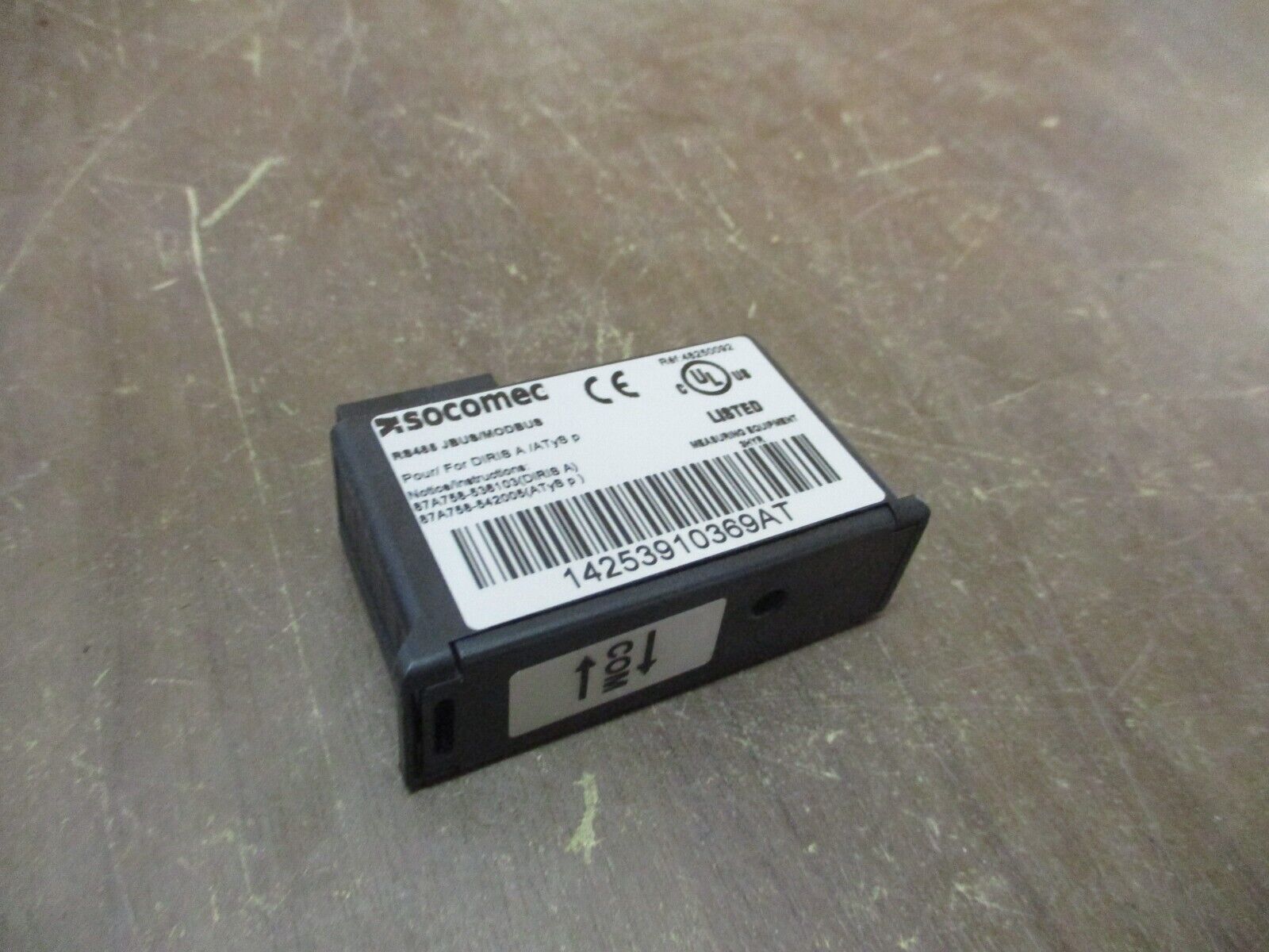 Socomec RS485 JBUS / MODBUS Module 48250092 For DIRIS A/ATyS p Used
