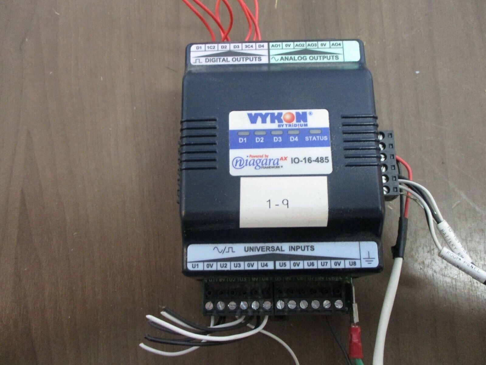 Tridium Vykon I/O Module IO-16-485 niagara Ax Framework Used