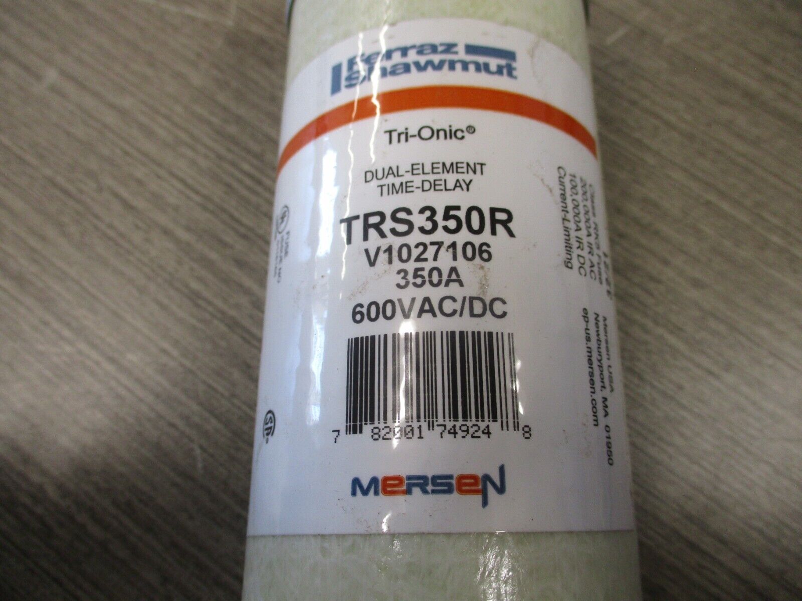 Mersen Tri-onic Fuse TRS350R 350A 600V New Surplus