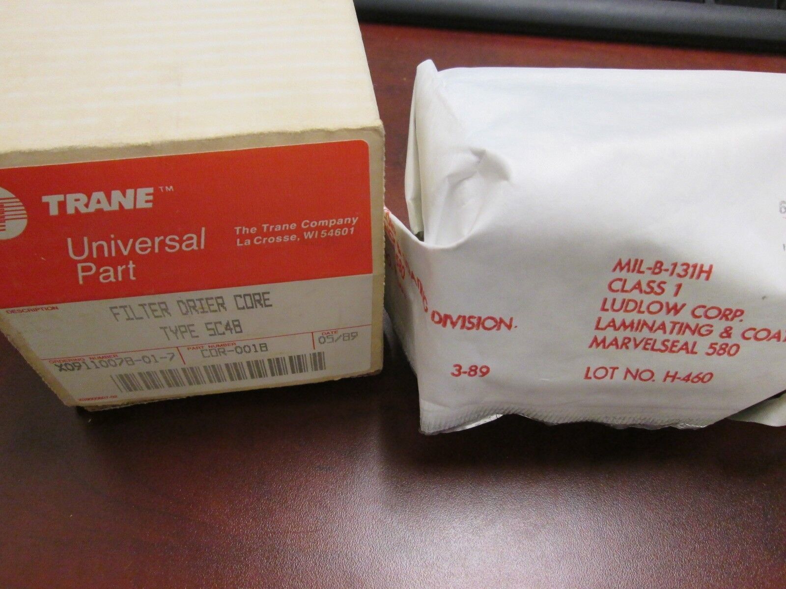 Trane Filter Drier Core COR-0018 Type SC48 New Surplus