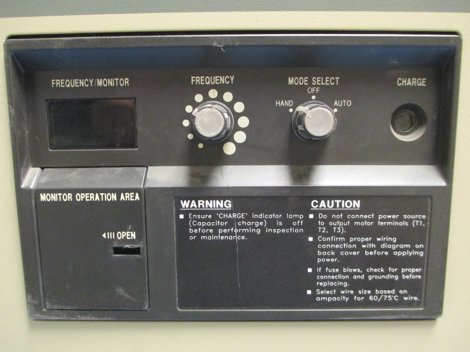 Toshiba AC Drive VT130H1U4160BOH, 460V 21A 15HP