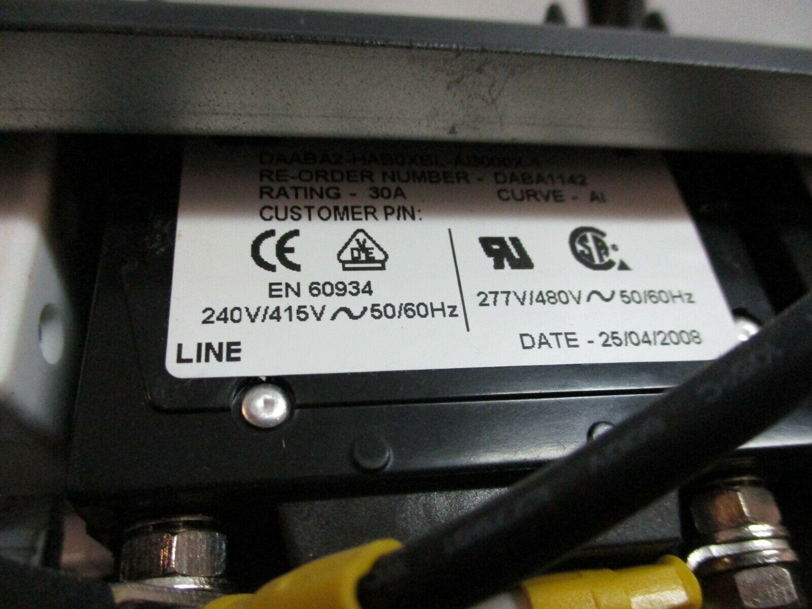 Liebert Power Backplate PD-103 New Surplus