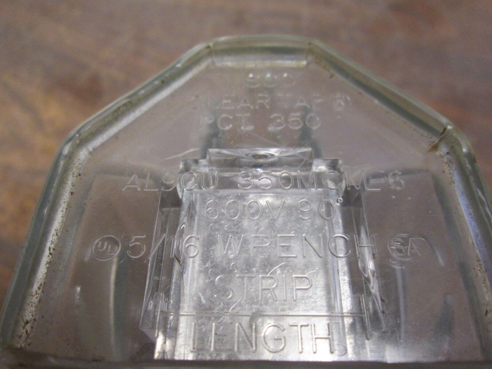 Ilsco Clear Tap PCT-350 600V 350MCM-6 4-Pole Used