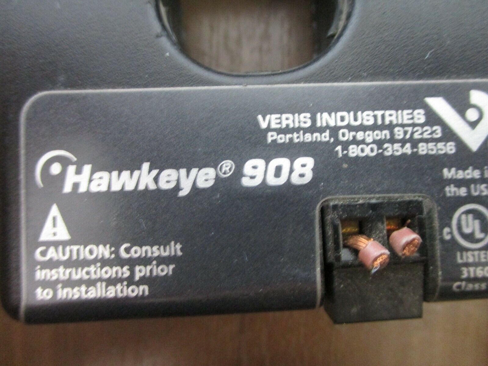 Hawkeye Current Sensor 908 135A Max w/ Base Used