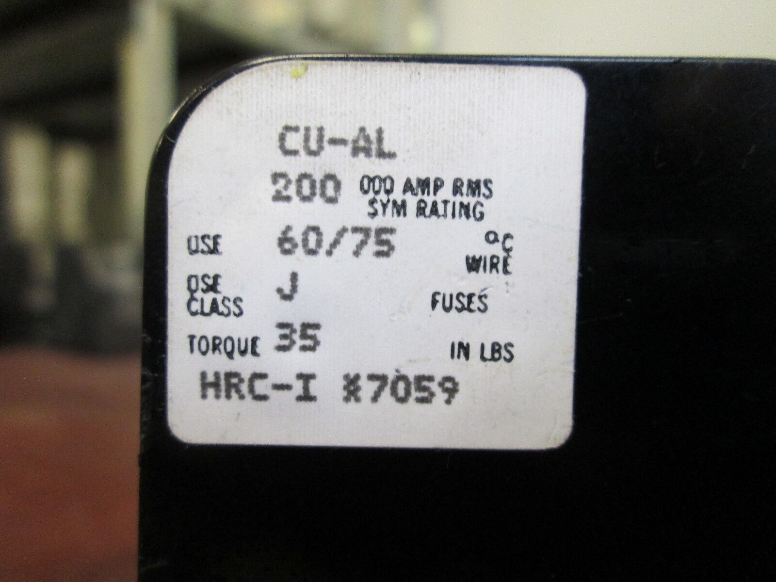 Gould/Shawmut Fuse Block 60302J 30A 600V 4P JHC 3 Fuses Used