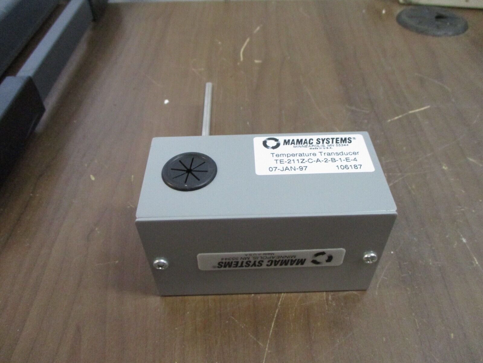 Mamac Systems Temperature Transducer TE-21 1Z-C-A-2-B-1-E-4 New Surplus