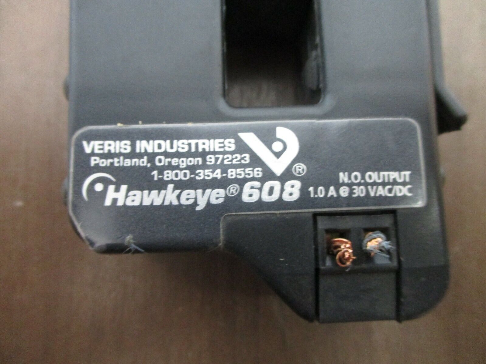 Veris Hawkeye Digital Adj. Current Switch 608 175A 600V *Broken Plastic* Used