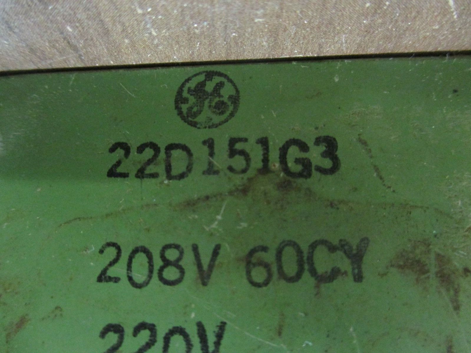 GE Magnetic Coil 22D151G3 208/220V 60Hz Used