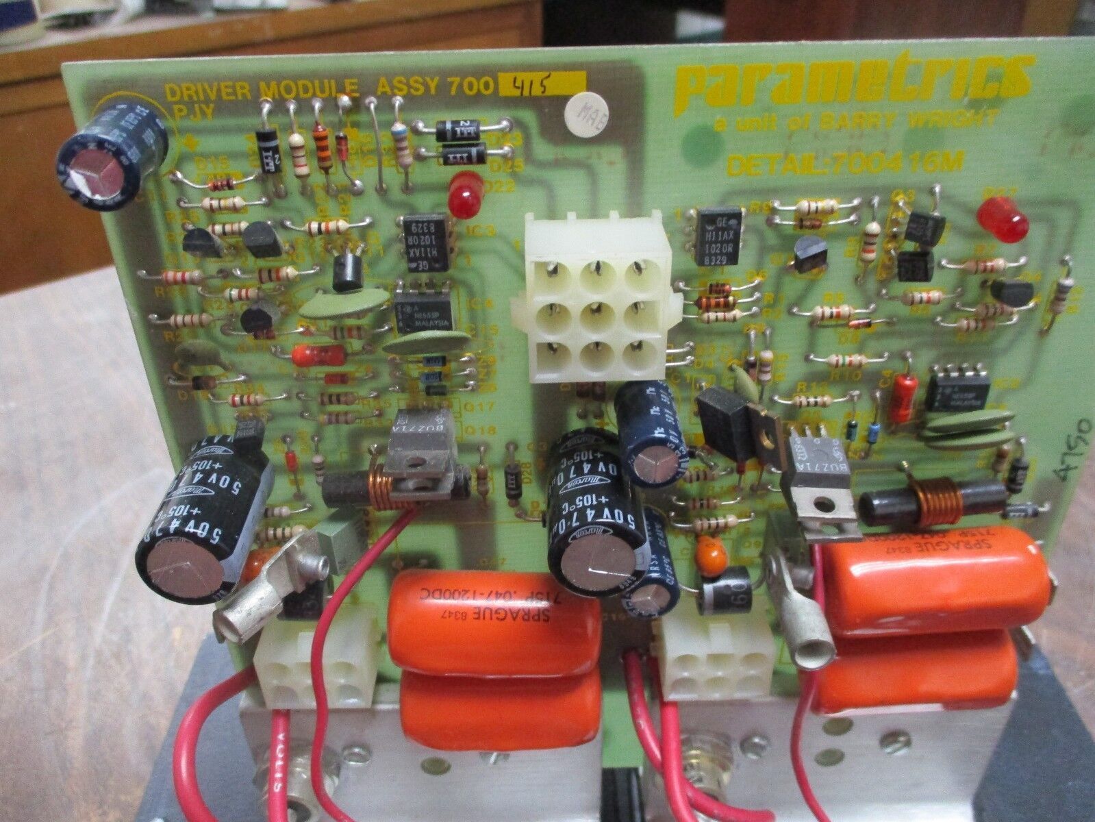 Parametrics Drive Module Assembly 700415 Used