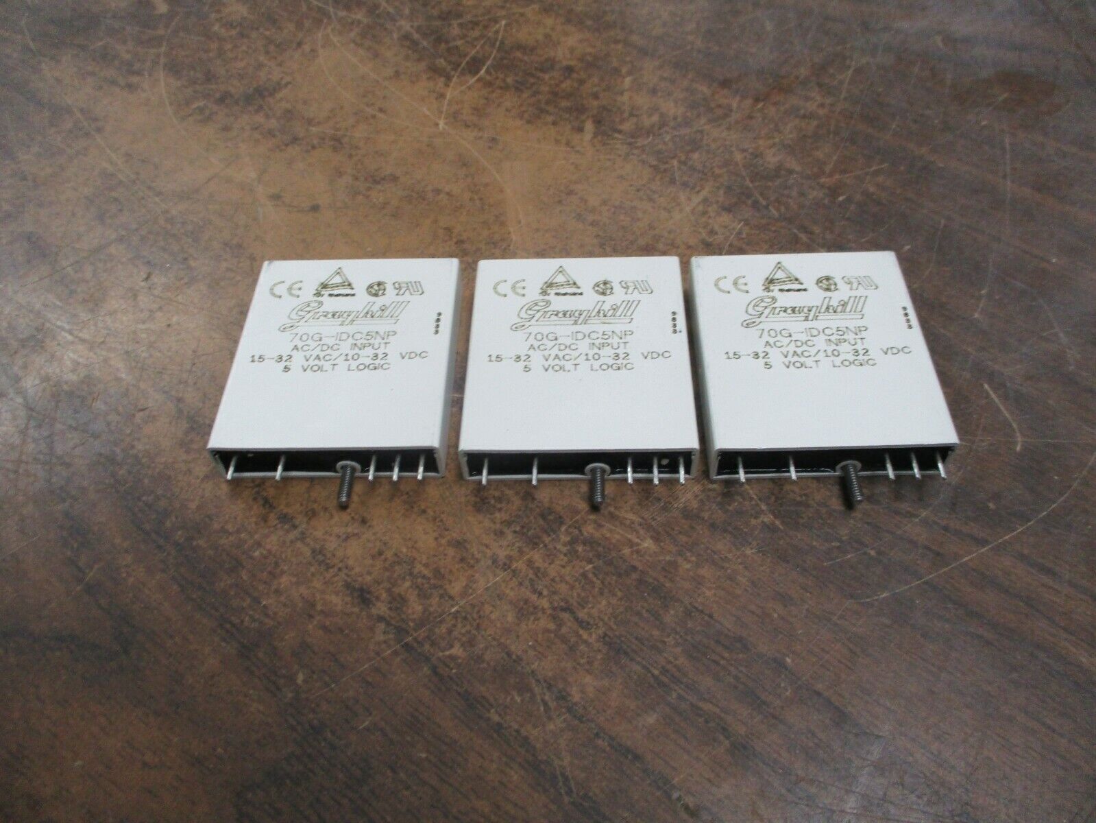 Grayhill Relay 70G-IDC5NP AC/DC Input:15-32VAC/10-32VDC 5V Logic *Lot of 3* Used