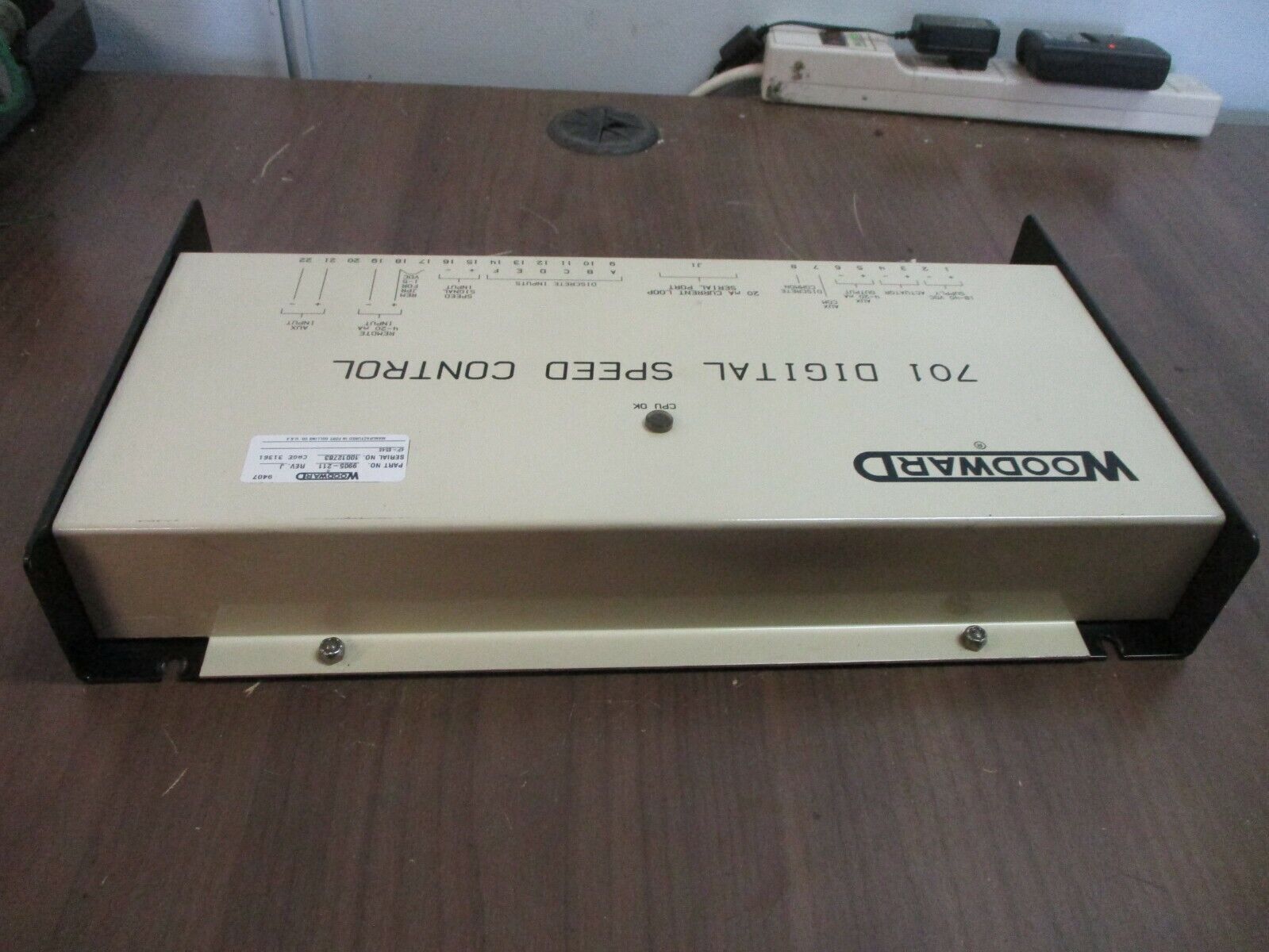 Woodward 701 Digital Speed Control 9905-211 Rev. J Used