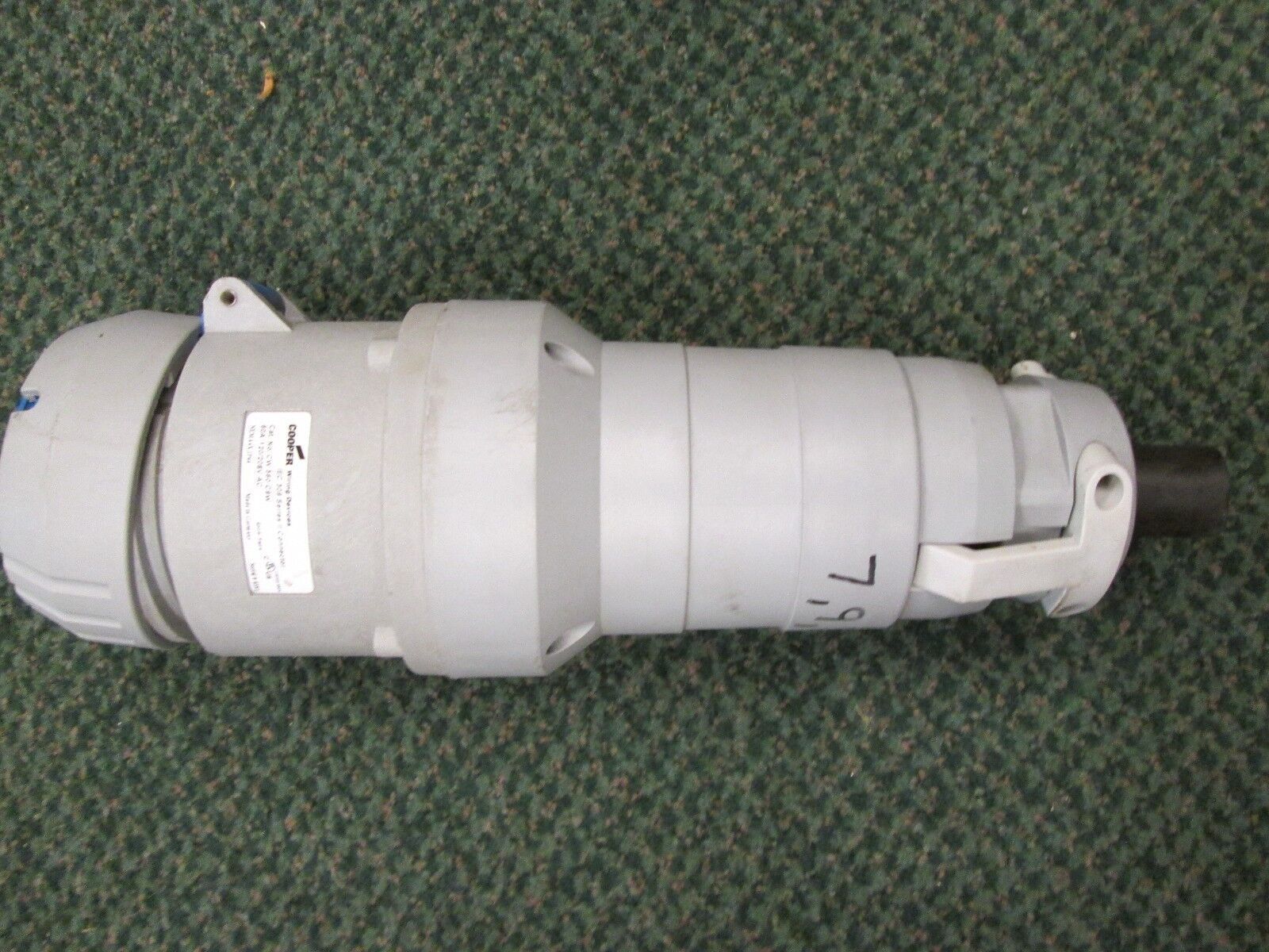 Cooper/ Arrow Hart Plug and Receptacle Set, CW 560 C9W/ AH560P9W, Nema 4X Used