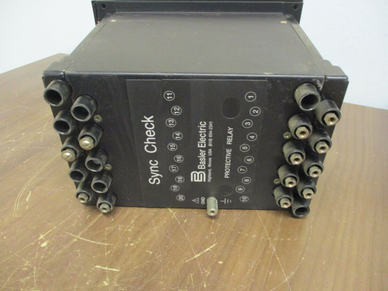 Basler Electric Solid-State Protective Relay Sync Check BE1-25 M1E A7P N5RIF