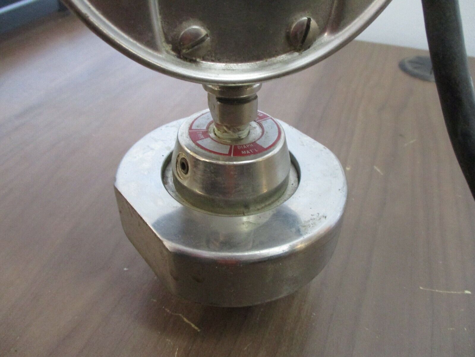 Pres-Temp Pressure Gauge w/ Diaphragm Seal Range: 0-160PSIG Ashcroft Seal Used