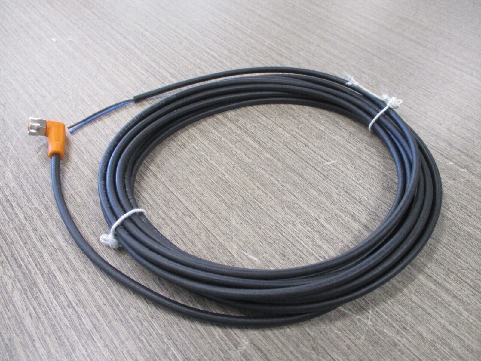 ifm Female Cordset EVC145 5m Cable M8 Connector New Surplus
