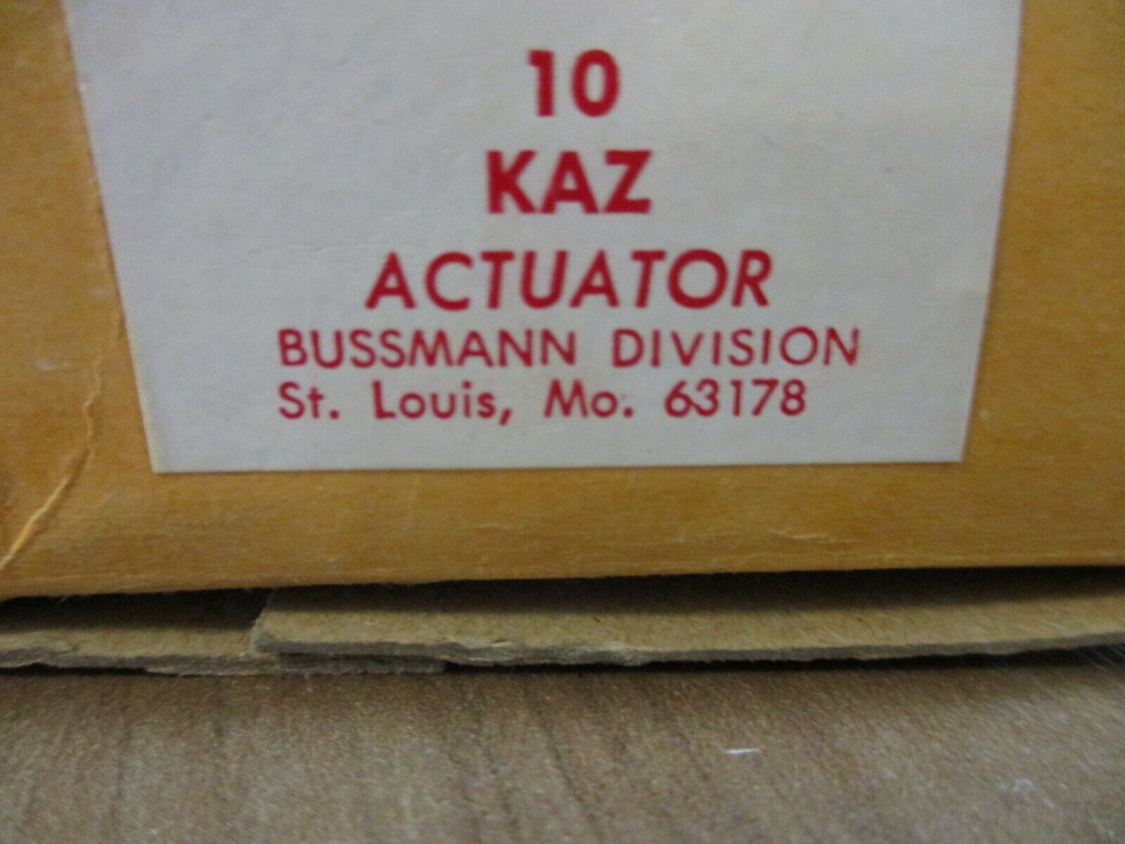 Bussmann Actuator KAZ *Box of 9* New Surplus