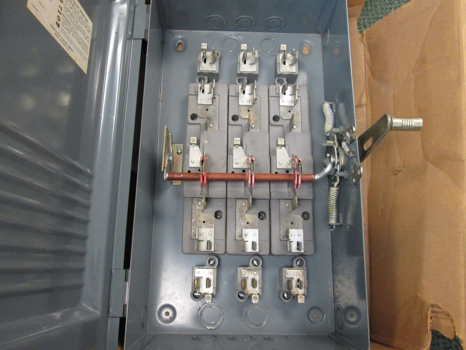 FPE Fusible Double Throw Safety Switch DT1632 60A 240V 3P New Surplus