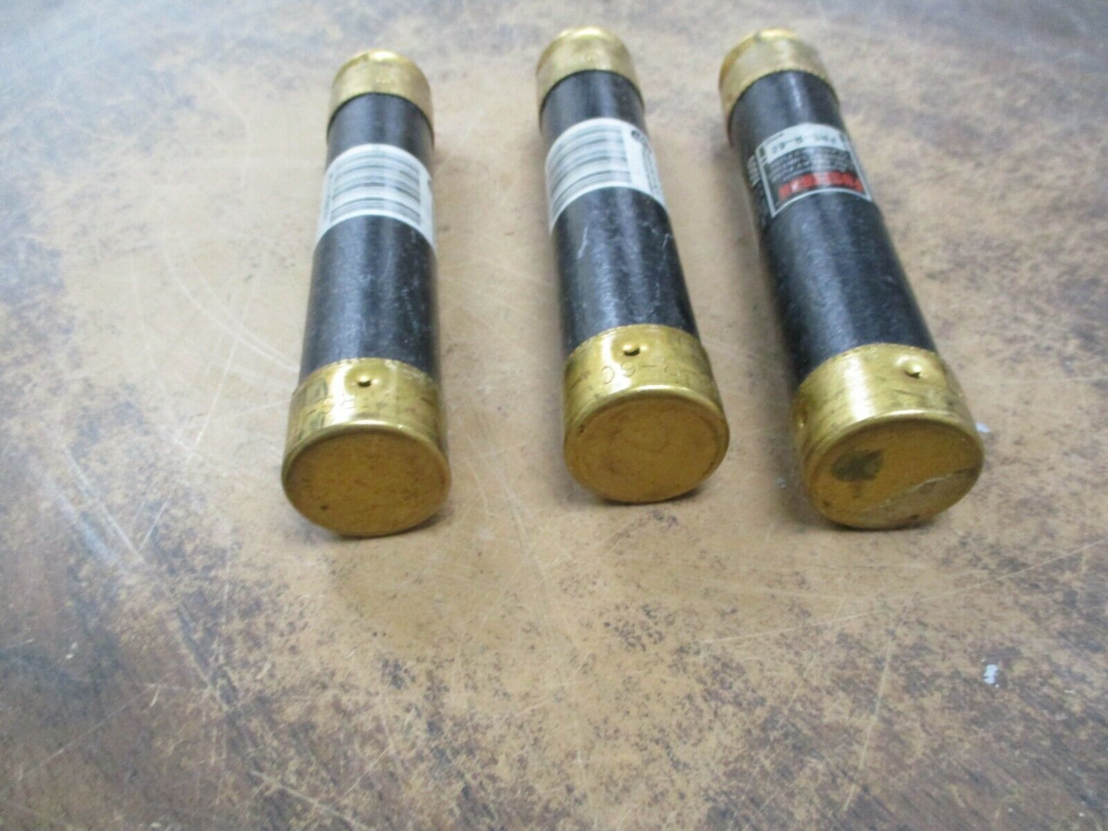 Bussmann Fusetron Fuse FRS-R 60 600V 60A *Lot of 3* Used