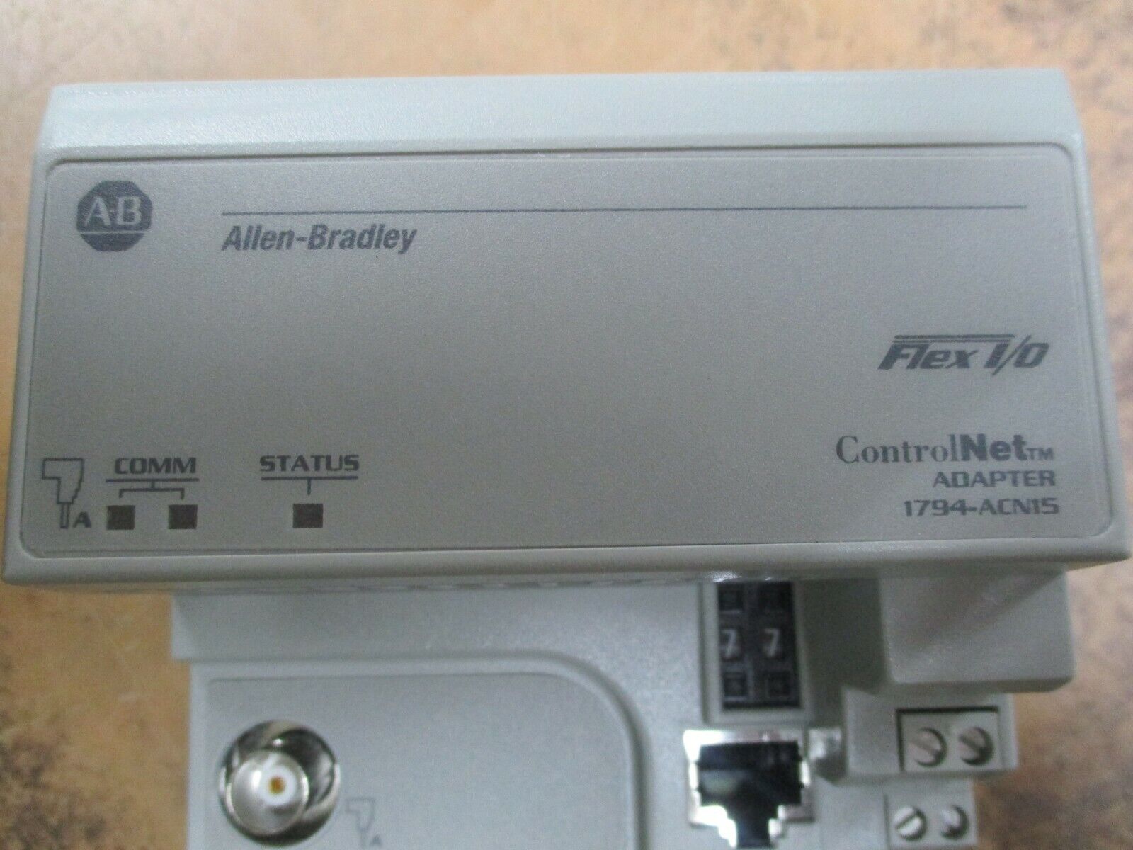 Allen-Bradley Flex I/O ControlNet Adapter 1794-ACN15 Ser. B Rev. A01 F/W Rev. A