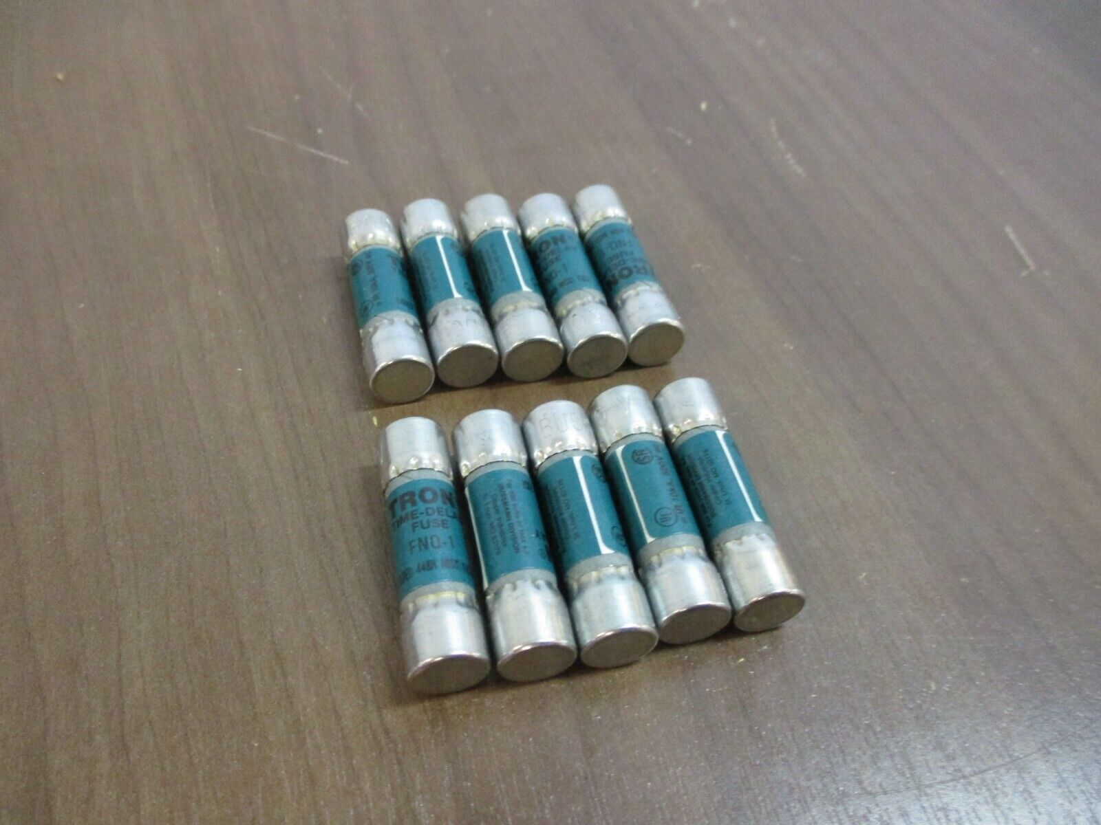 Bussmann Tron Fuse FNQ-1 1A 500V *Box of 10* New Surplus