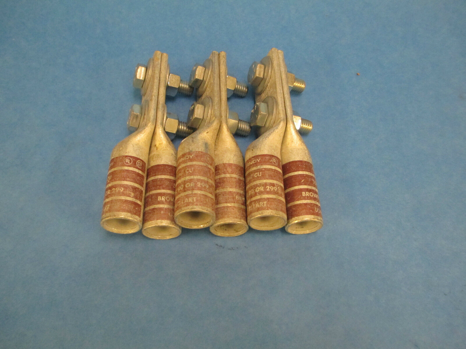 Burndy U34RT/U31ART Hylug 500 kcmil CU, Lot of 6!!! New Surplus!!!