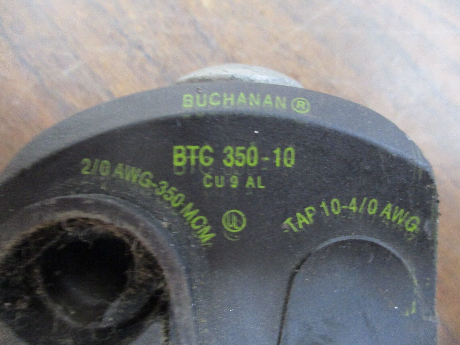 Buchanan Tap Connector BTC 350-10 2/0AWG-350MCM Tap 10-4/0 AWG Used