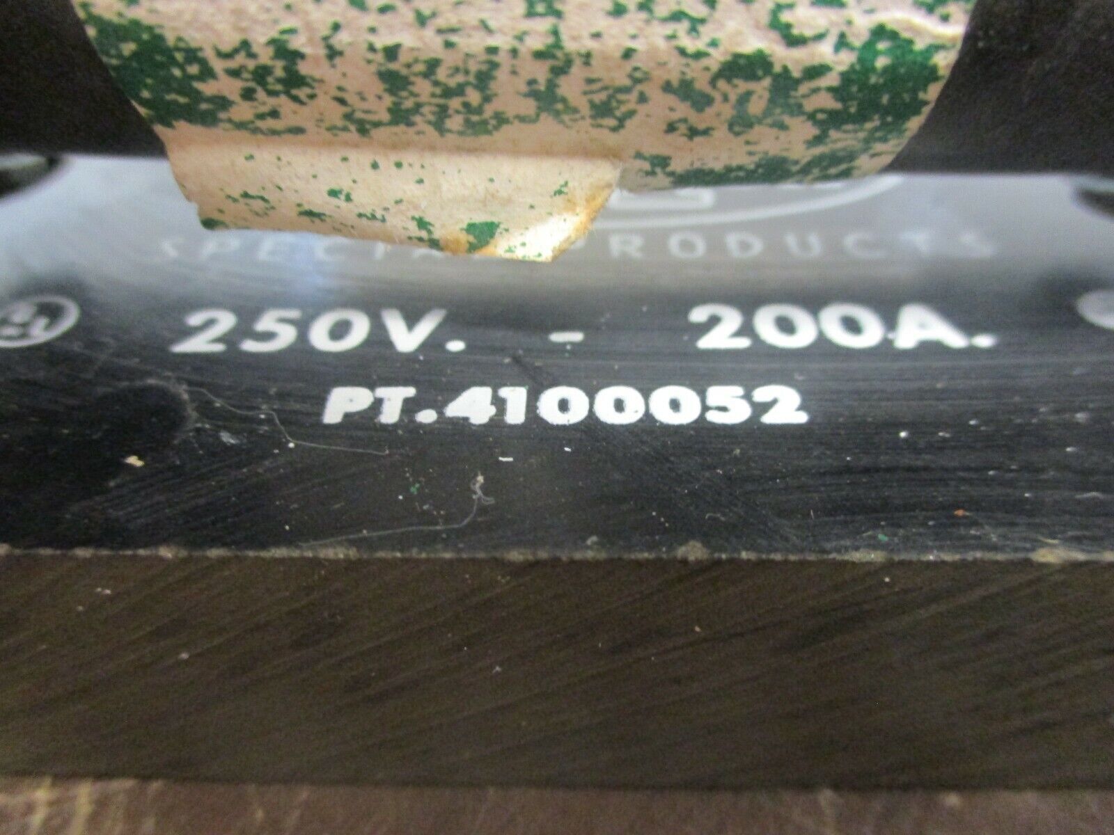 Marathon Fuse Block w/ Fuse 4100052 200A 250V 1P w/ (1) 110A Fuse Used