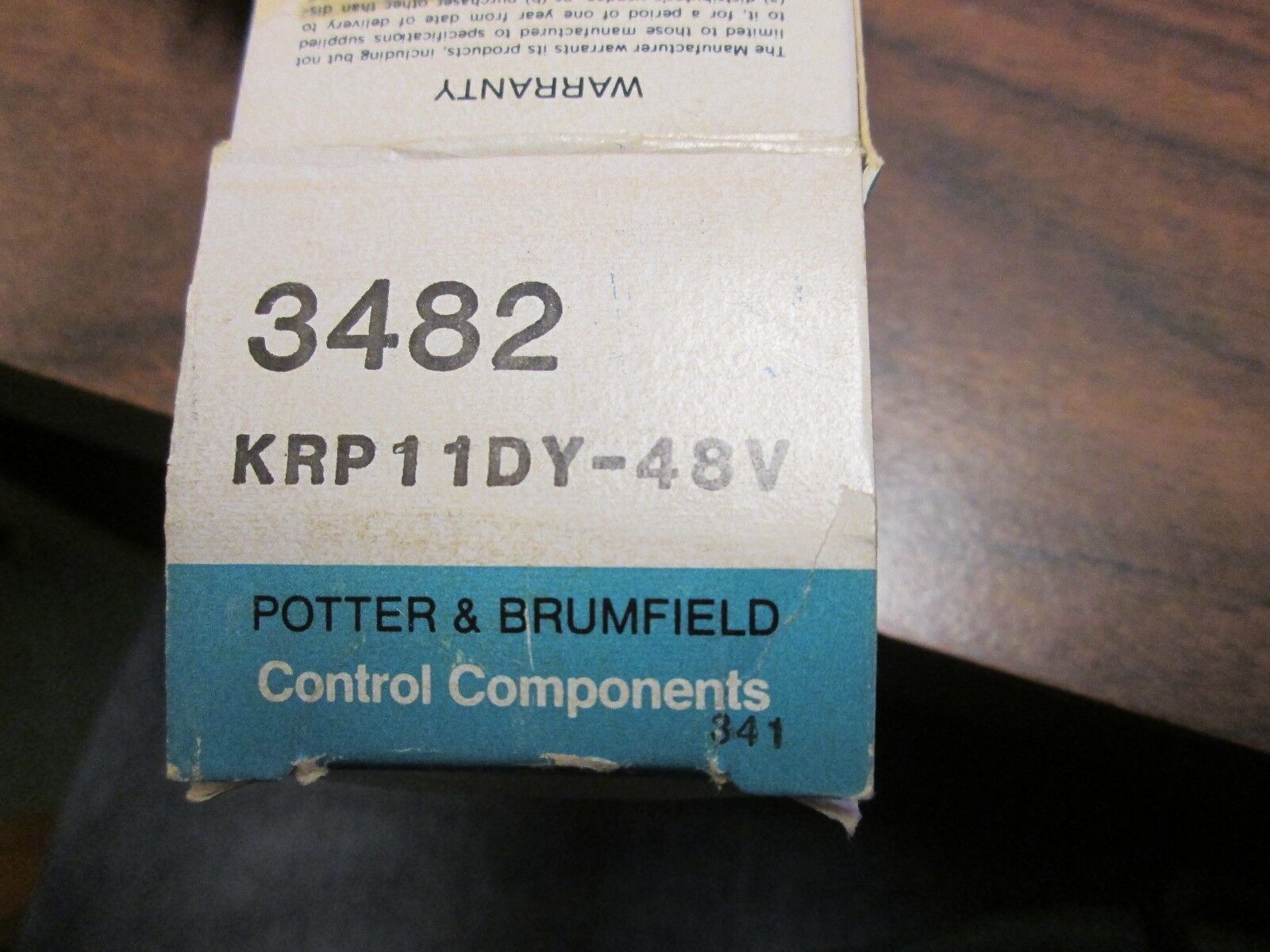 Potter & Brumfield Relay KRP11DY-48V 48VDC Coil New Surplus