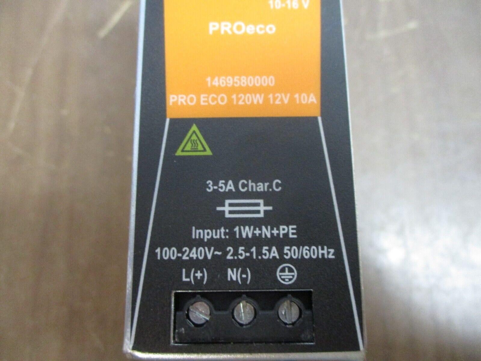 Weidmuller ConnectPower Pro ECO DIN-Rail Power Supply 1469580000 120W Used
