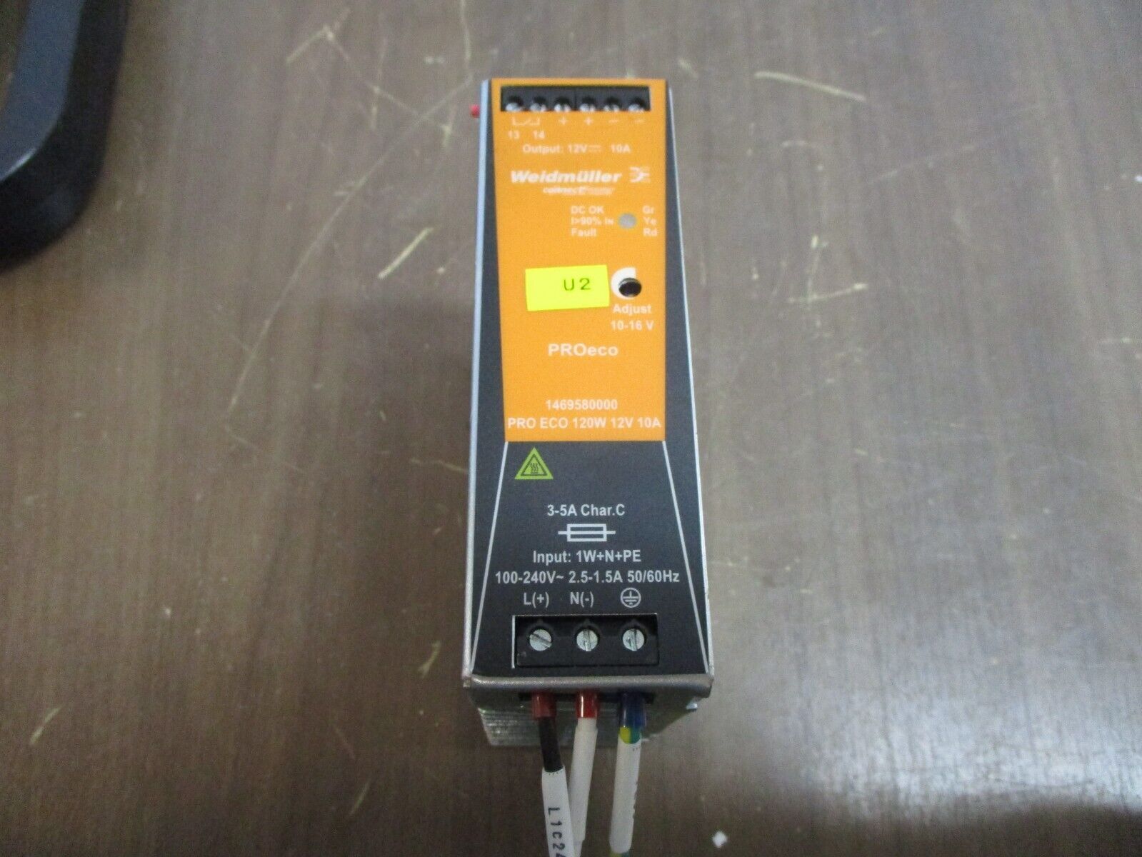 Weidmuller ConnectPower Pro ECO DIN-Rail Power Supply 1469580000 120W Used