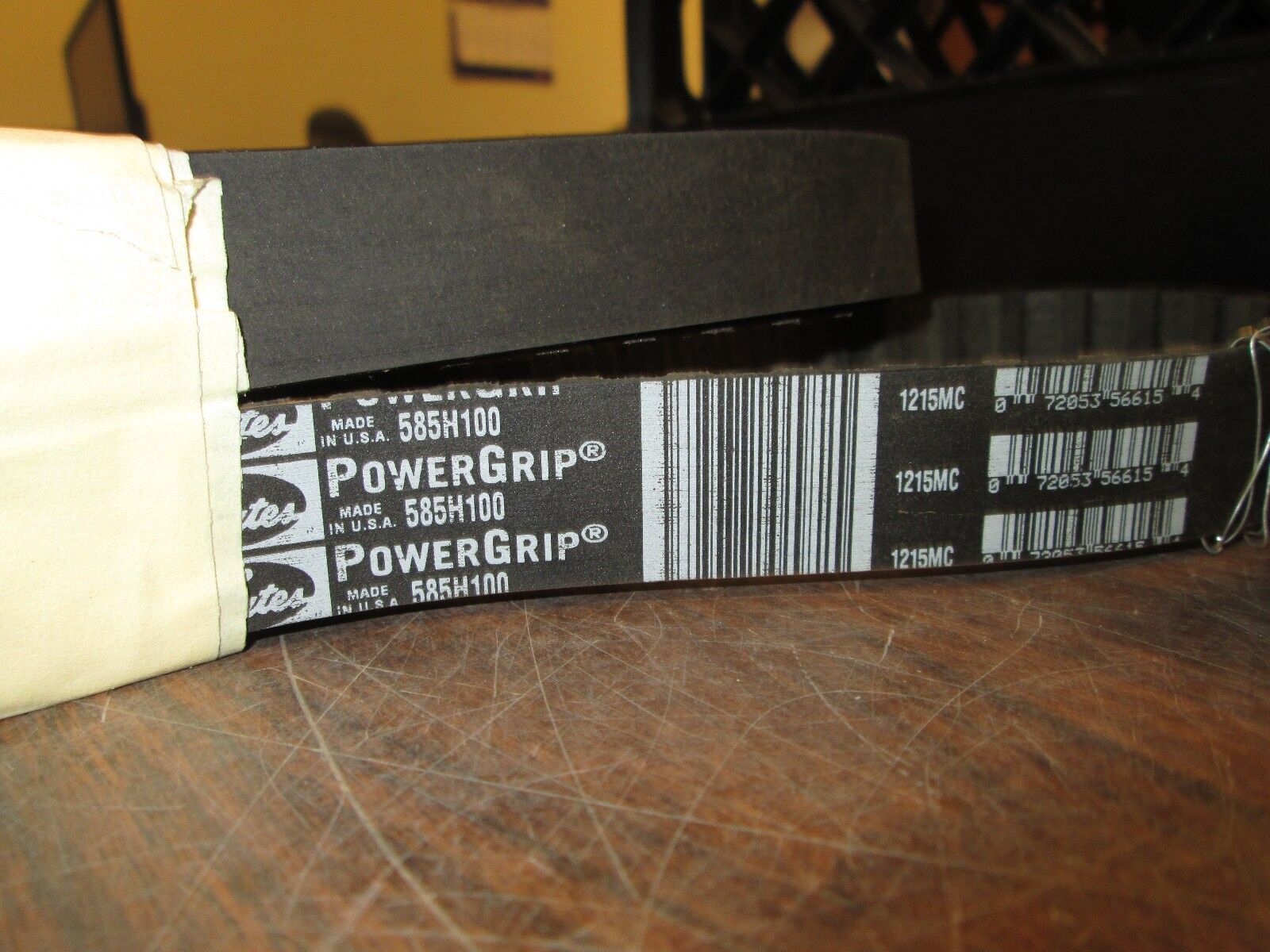 Gates PowerGrip Timing Belt 585H100 Lot of 2 New Surplus