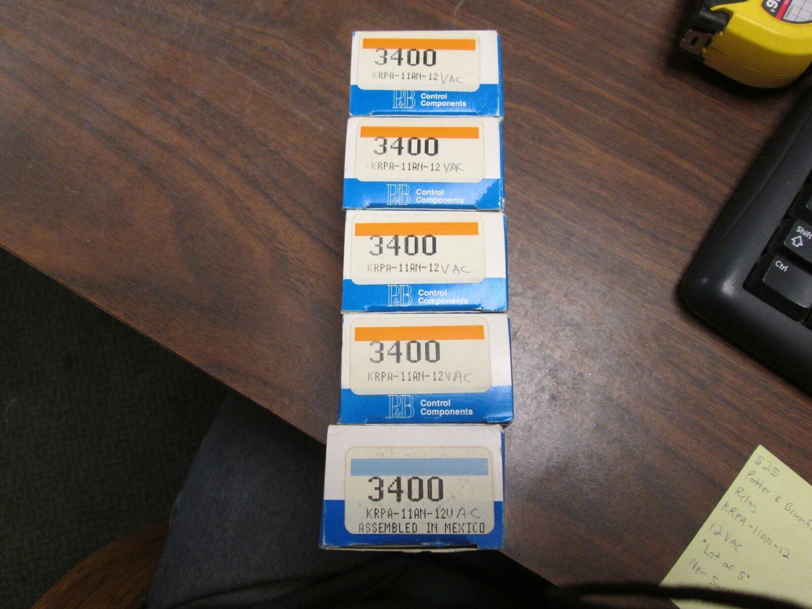 Potter & Brumfield Relay KRPA-11AN-12 12VAC *Lot of 5* New Surplus