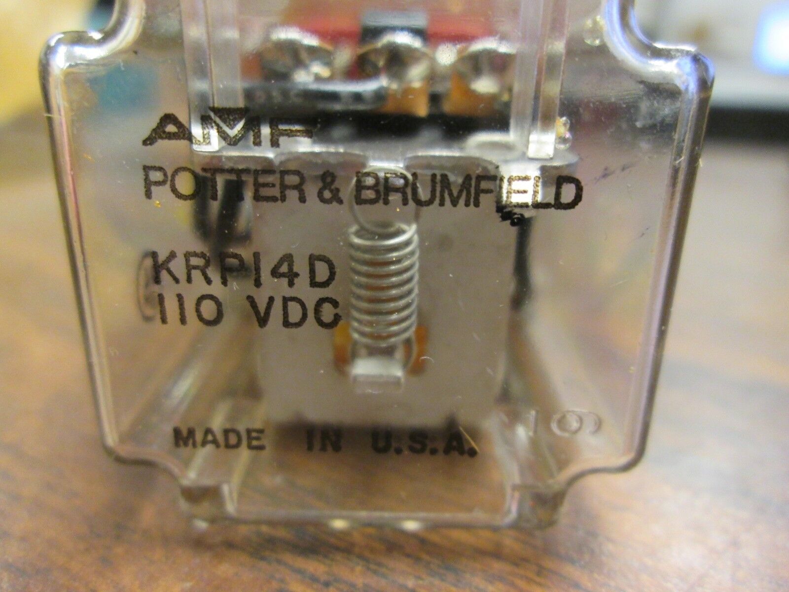 Potter & Brumfield Relay KRP14D 110 VDC 5A 3PDT New Surplus