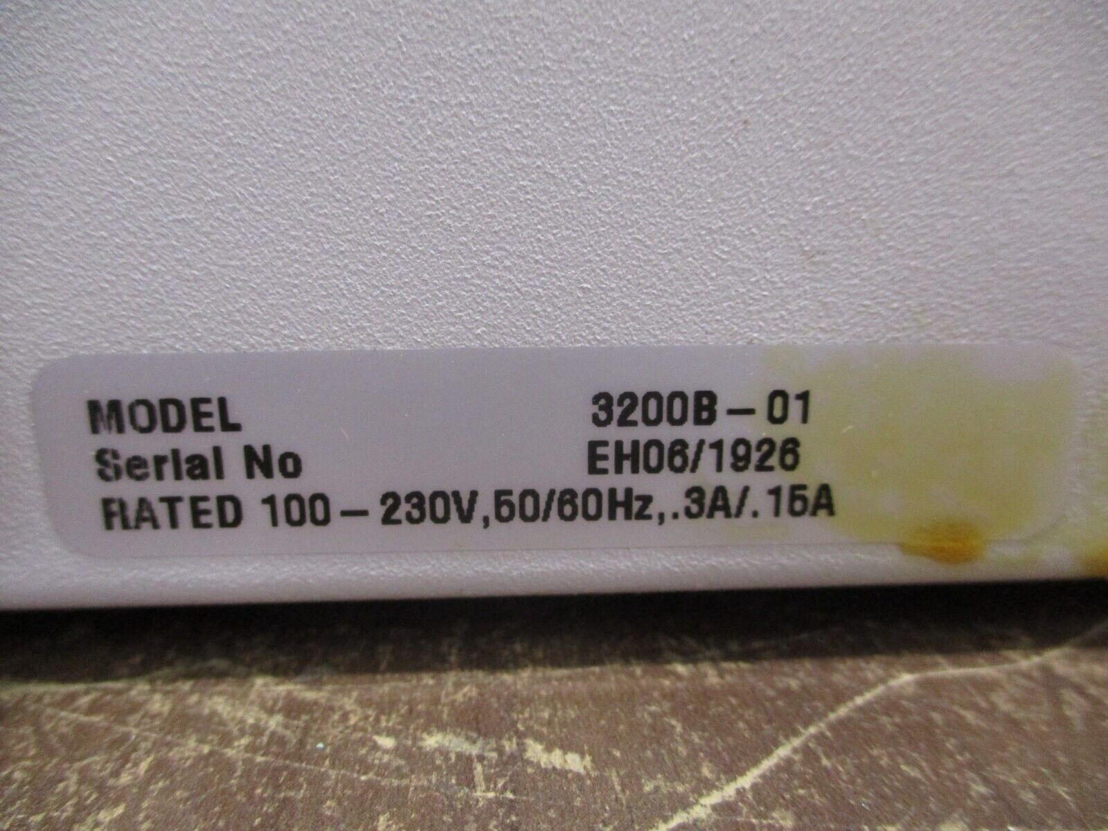 Welch Rietschle Thomas Peristaltic Pump 3200B-01 100-230V 50/60Hz 0.3/0.15A Used