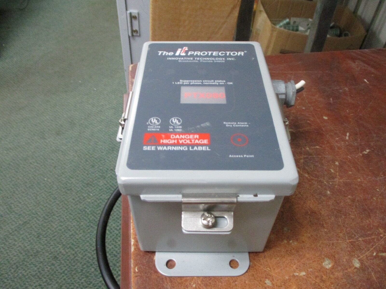 Innovative Technology The IT Protector PTX080 Surge Suppressor PTX080-1P101 Used