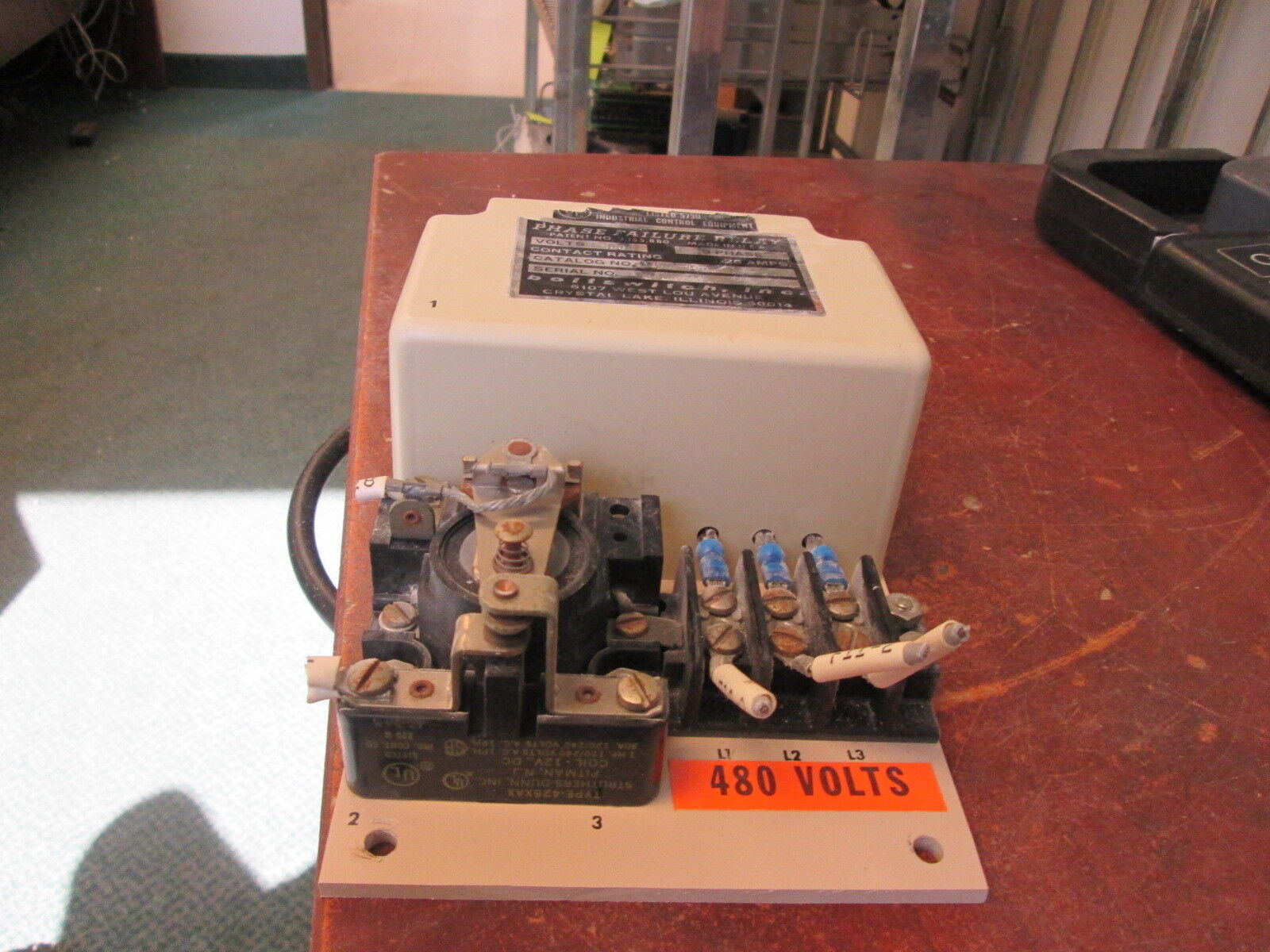 Boltswitch Phase Failure Relay PND-480 480V 3ph Used