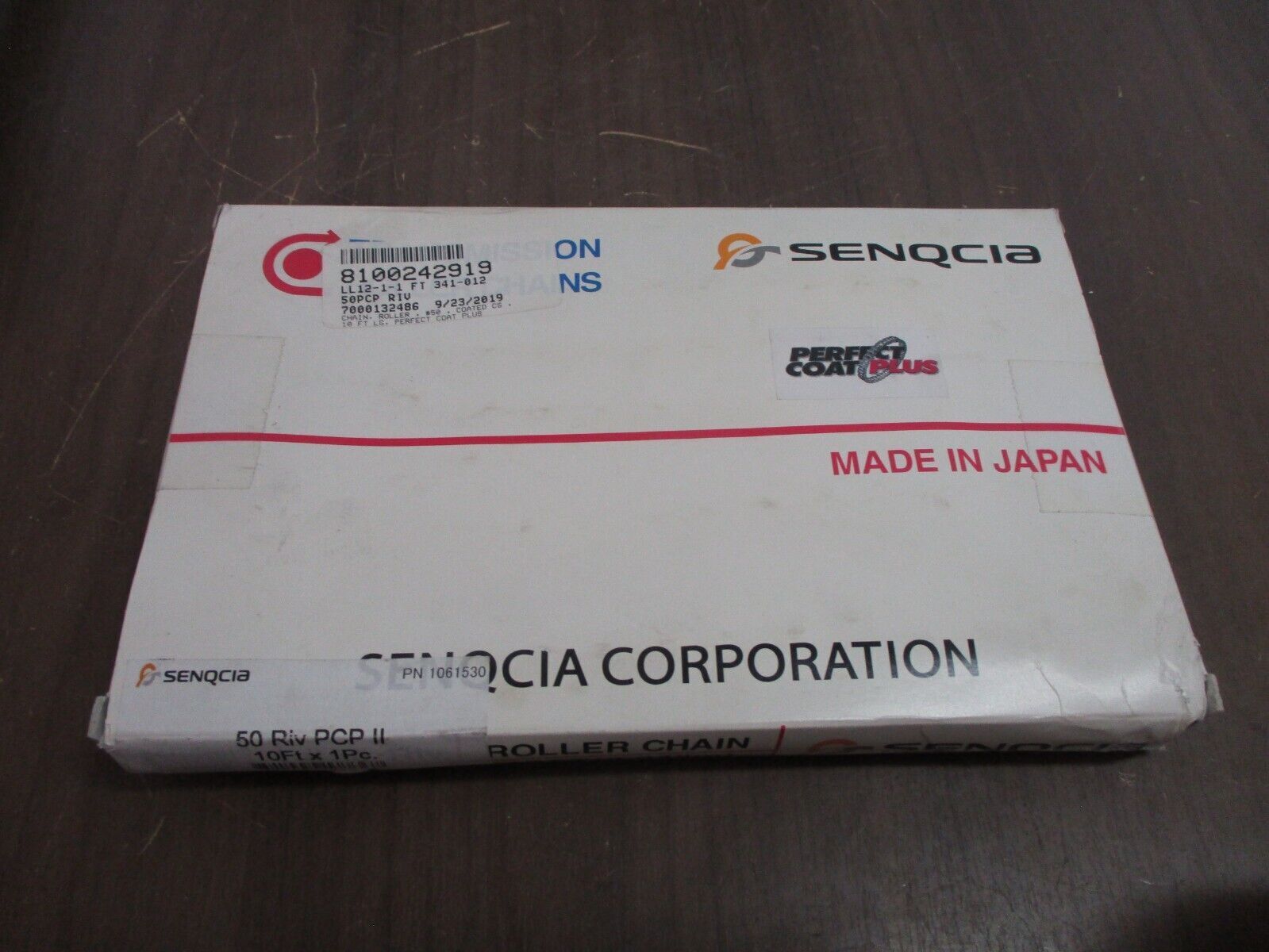Senqcia Roller Chain 1061530 10ft #50 Perfect Coat Plus New Surplus