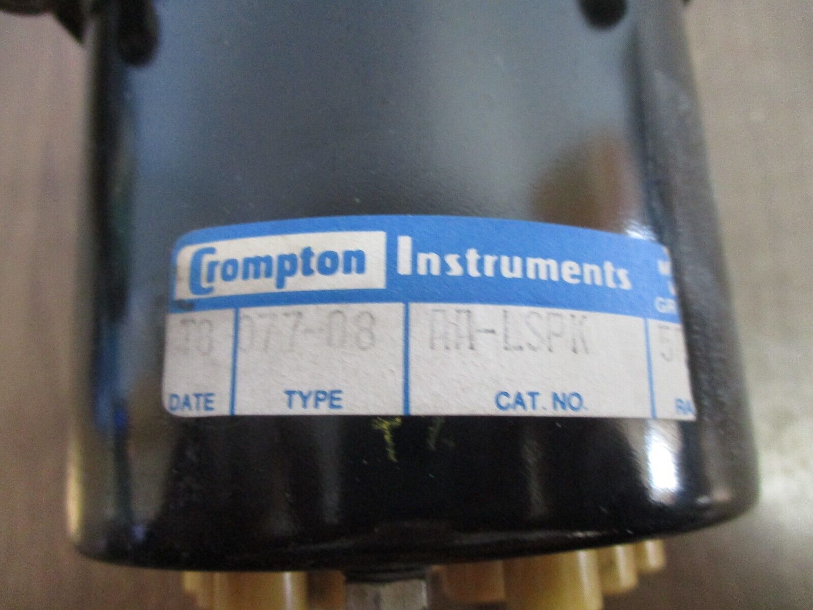 Crompton Instruments AC Ammeter 077-08 AA-KSPK Range: 0-100A Used