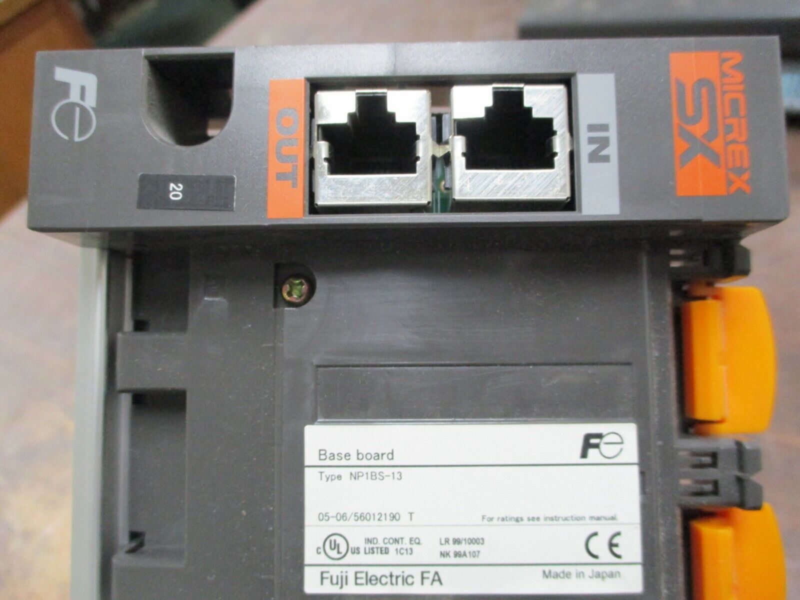 Fuji Electric Micrex SX Base Board NP1BS-13 Used