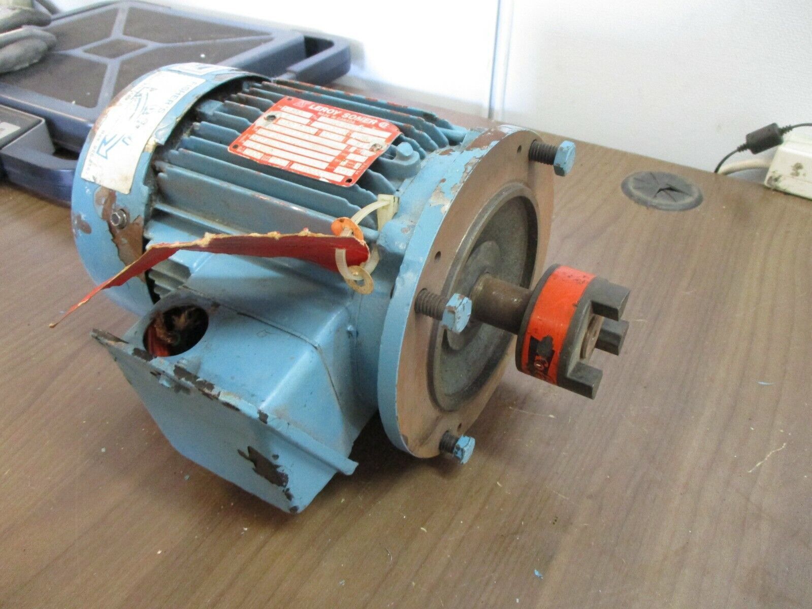 Leroy Somer Motor B22GVGV3DQ-R 2HP 3600RPM 200/230/460V 50/60Hz 3Ph Used