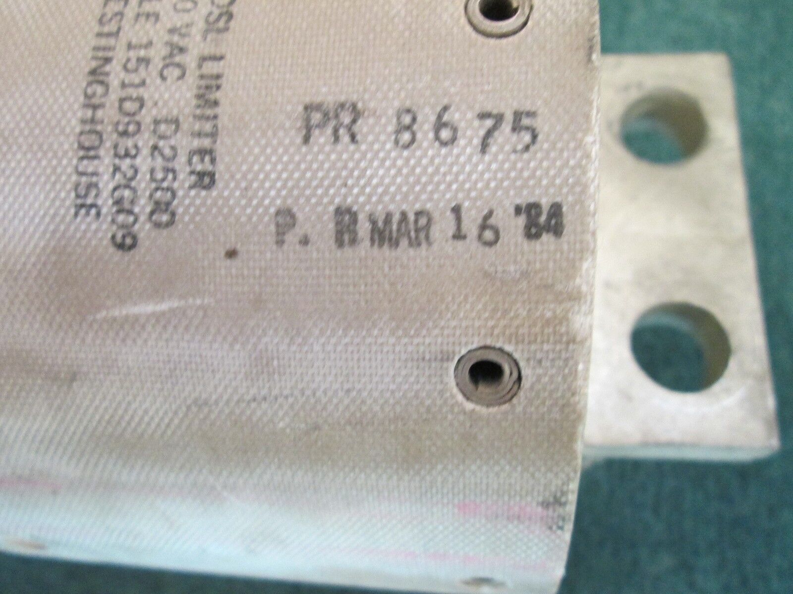 Westinghouse Circuit Breaker Fuse 151D932G09 2500A 600V Used