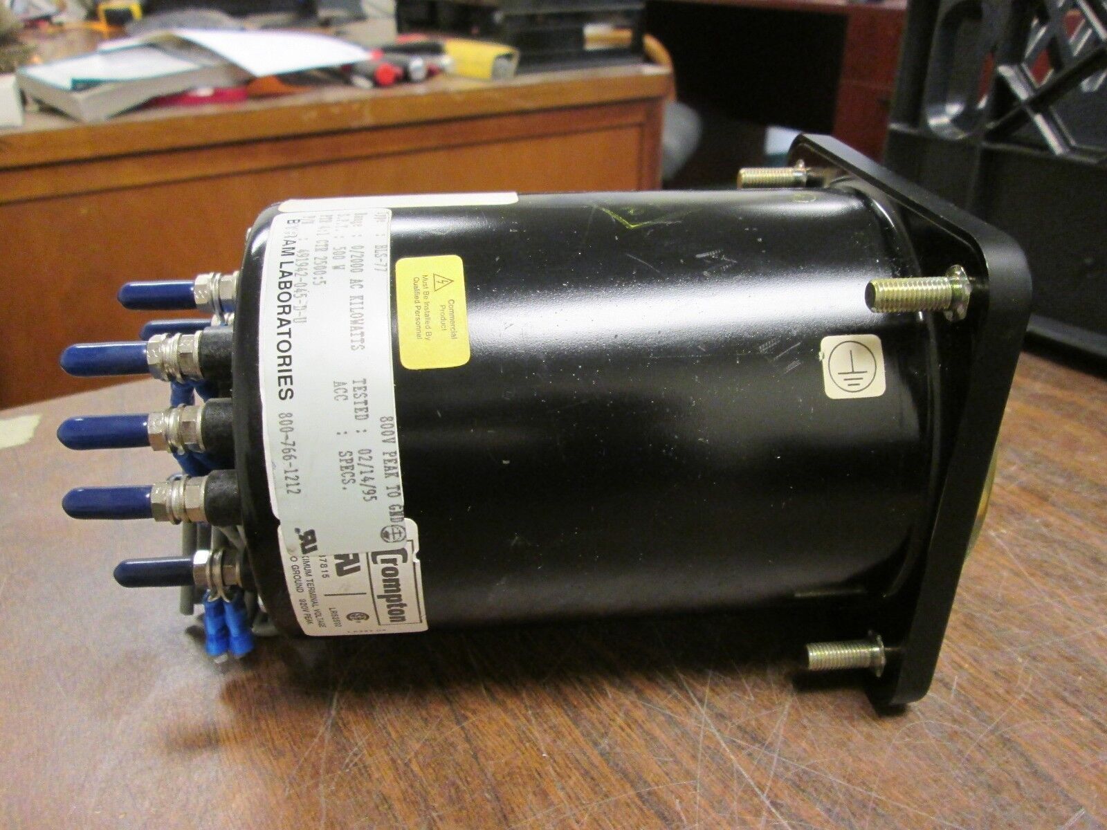 ASCO Kilowatt Meter BLS-77 Range: 0-2000KW Used